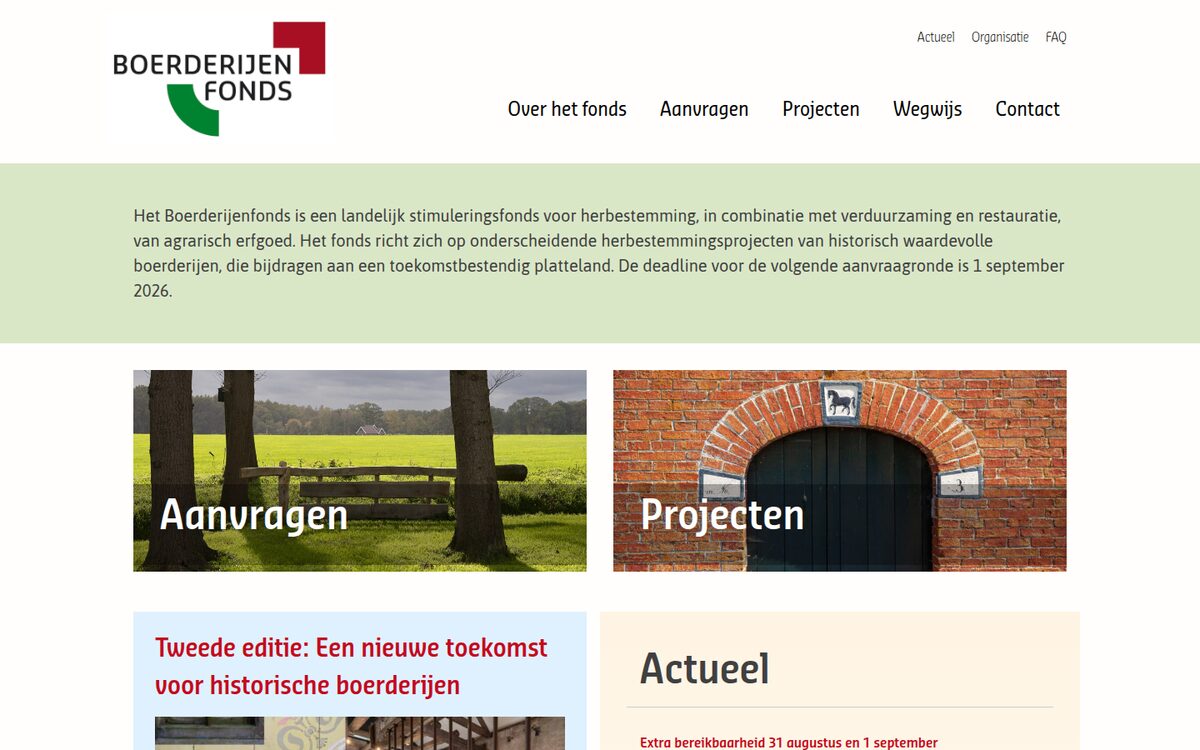 Screenshot of boerderijenfonds.nl