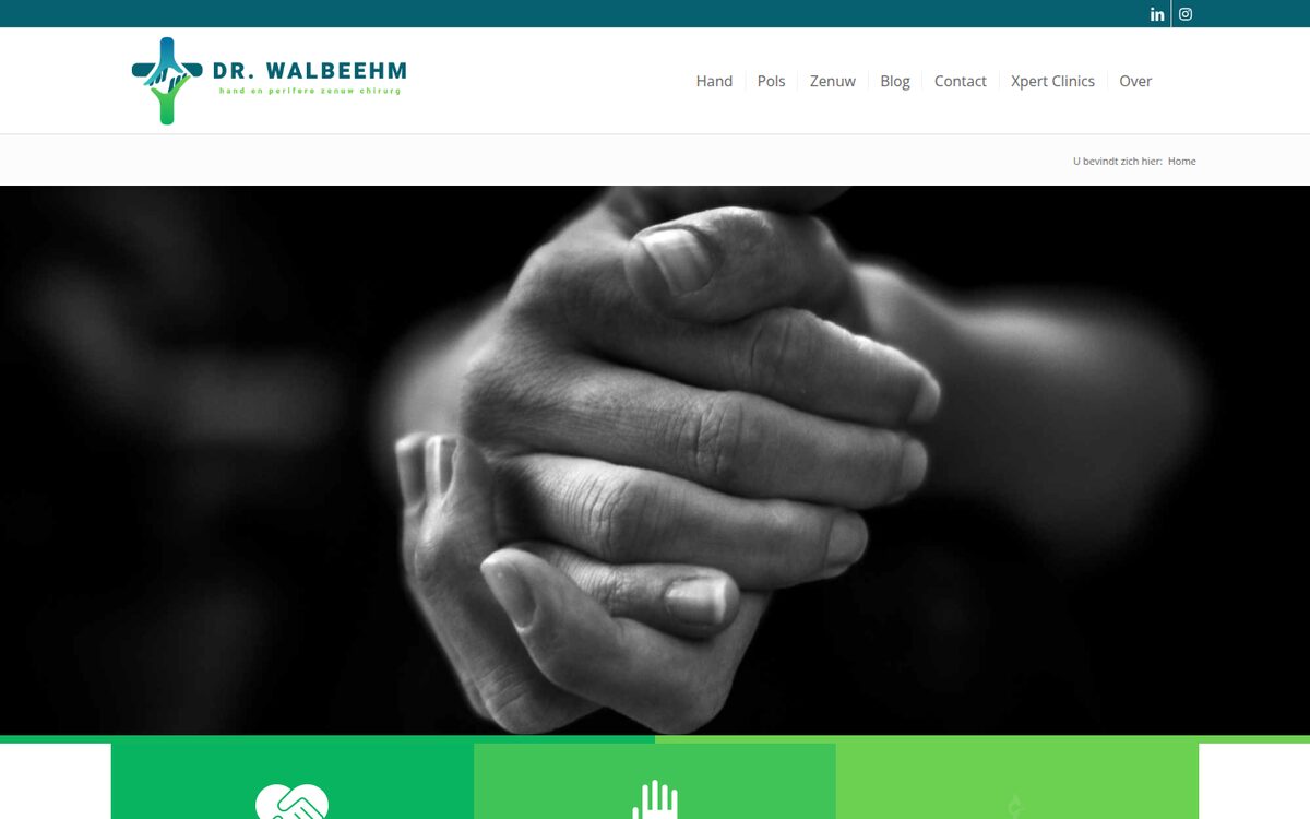 Screenshot of drwalbeehm.nl
